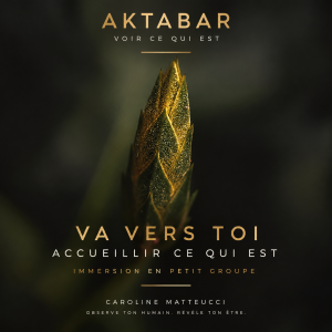 ACCUEILLIR CE QUI EST  | VA VERS TOI | COCON | CAROLINE MATTEUCCI